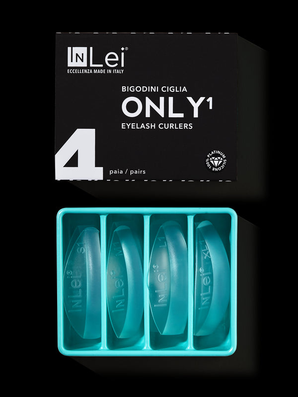 InLei® "Only 1" Silicone Curlers for Eyelashes - 4 mix sizes (Natural)